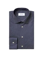 Slim-Fit Signature Polka Dot Dress Shirt