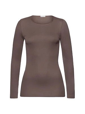 Cotton Long-Sleeve Top