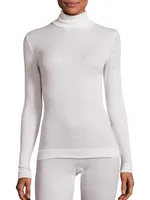 Silk Cashmere Turtleneck