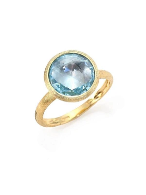 Jaipur 18k Gold & Topaz Cocktail Ring