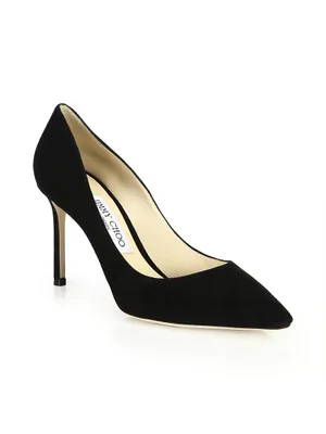 Romy 85MM Suede Pumps