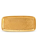 Alchimie 24K Gold Rectangular Platter