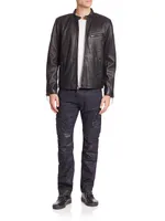 Lambskin Café Racer Jacket