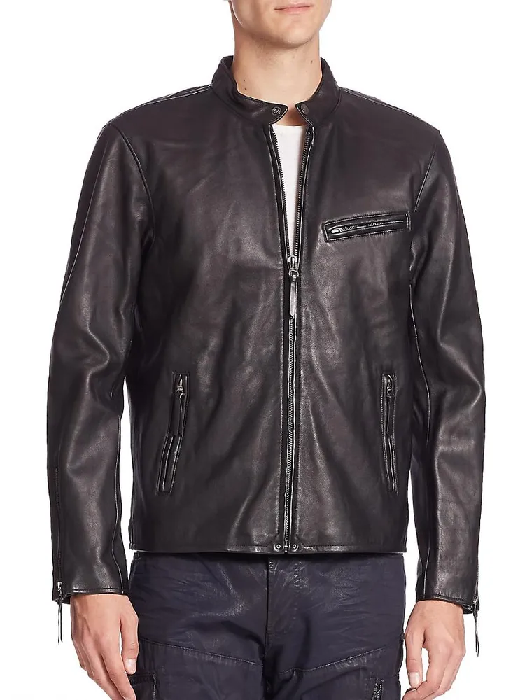 Lambskin Café Racer Jacket