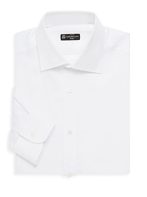 Cotton Classic-Fit Long-Sleeve Dress Shirt