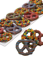 Chocolate-Covered Birthday Pretzel Twists