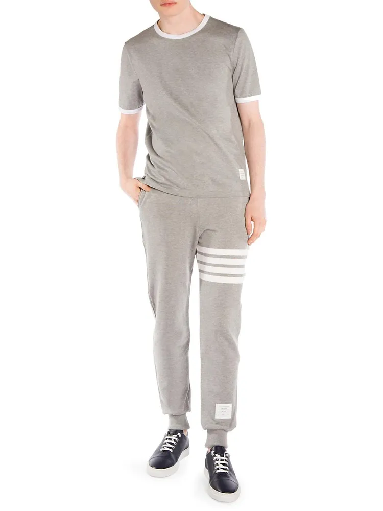 Stripe Cotton Joggers