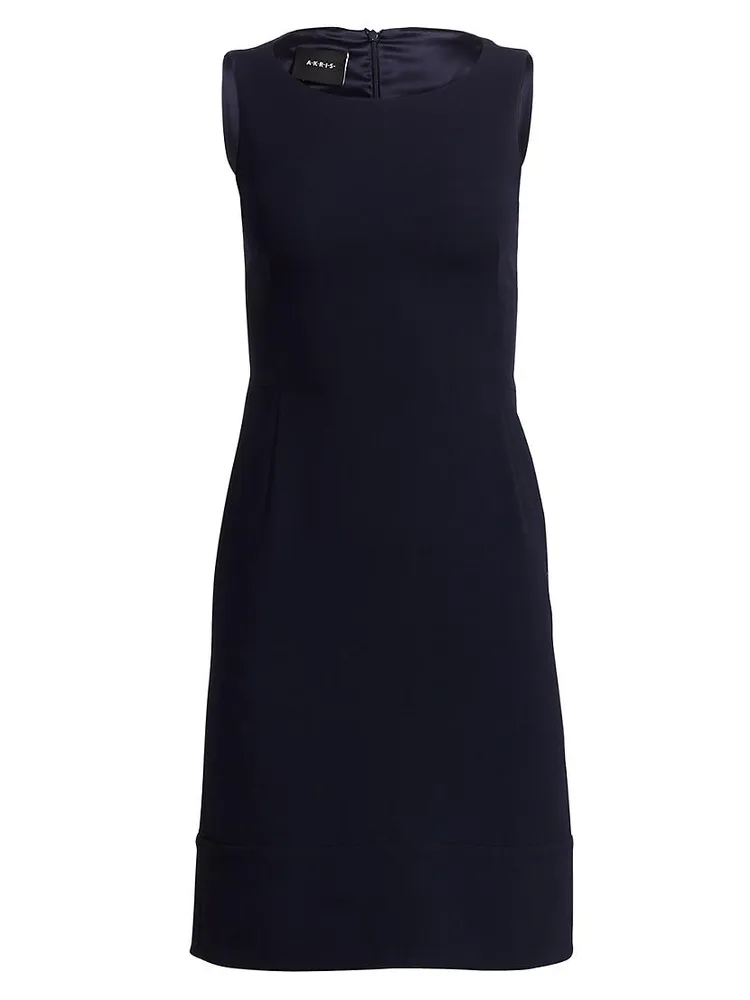 Sleeveless Double-Face Wool Dress