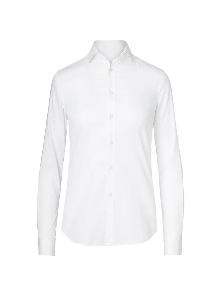 Iconic Style Charmain Stretch Sateen Shirt