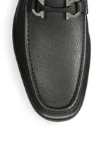 Grandioso Gancini Leather Loafers