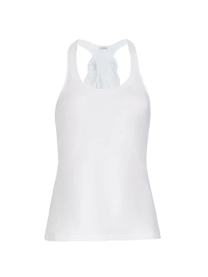 Souple' Inset Lace Racerback Tank