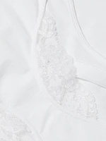 Souple' Inset Lace Racerback Tank