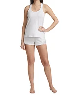 Souple' Inset Lace Racerback Tank