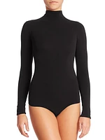 Mockneck Thong Ballet Bodysuit