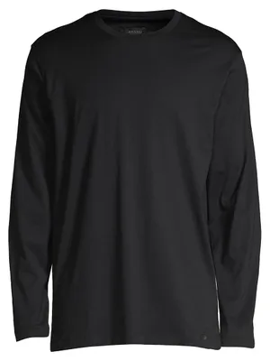 Night And Day Solid Long Sleeve Tee