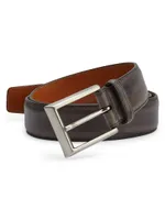 COLLECTION BY MAGNANNI Burnished Leather Belt