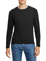 Cableknit Cashmere Sweater