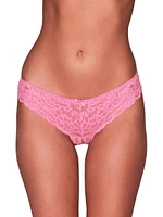 Tropical Top Stitch Silk Blend Thong