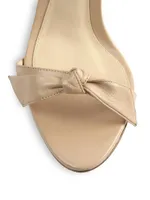 Clarita Bow Leather Sandals