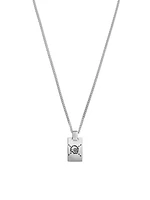 Unisex GucciGhost Sterling Silver Necklace