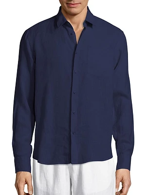 Lagoon Linen Shirt