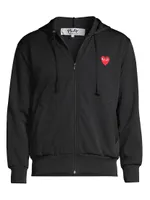 Signature Logo Zip-Front Hoodie