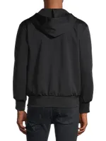 Signature Logo Zip-Front Hoodie