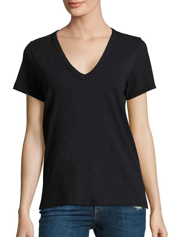 V-Neck Cotton Tee