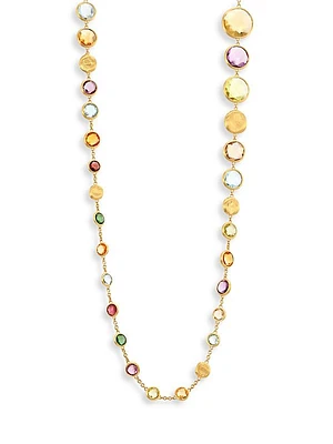 Jaipur 18K Yellow Gold & Mixed Stones Necklace