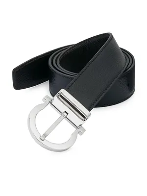 Gancio Buckle Adjustable Cut-to-Size Reversible Belt