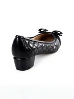 Vara Quilted Leather Pumps