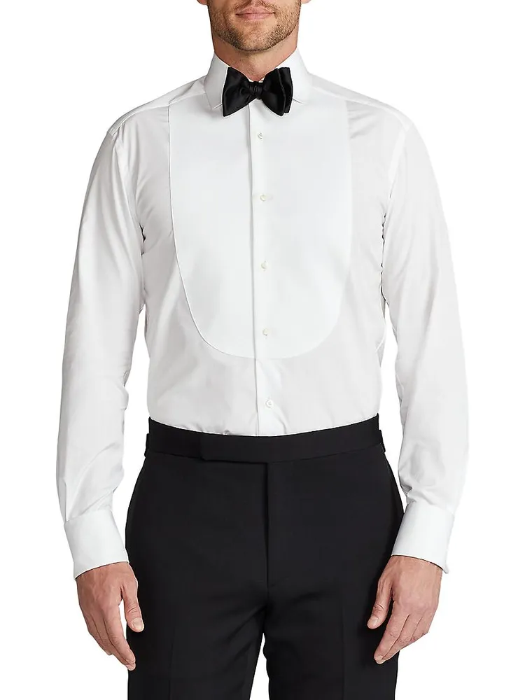 Aston Poplin Tuxedo Shirt