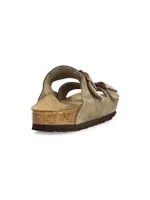 Women's Arizona Suede Double-Strap Sandals