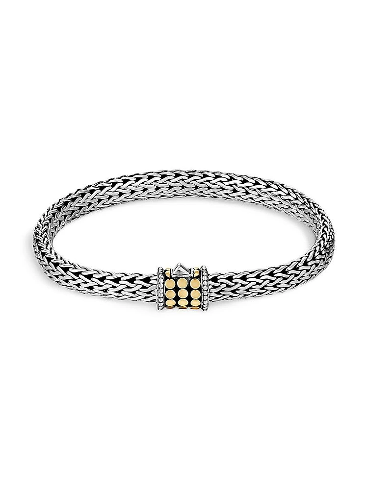 Dot Deco 18K Gold & Sterling Silver Bracelet