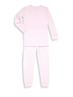 Baby's & Little Girl's Two-Piece Stripe Pajama Set