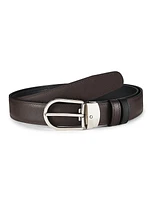 Horseshoe Cut-to-Size Leather Belt