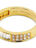 18K Yellow Gold & 0.8 TCW Diamond Ring