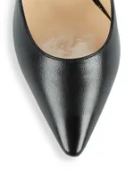 Romy 85MM Leather Pumps