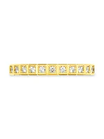 Ice Cube Diamond & 18K Yellow Gold Ring