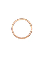 Ice Cube Diamond & 18K Rose Gold Ring