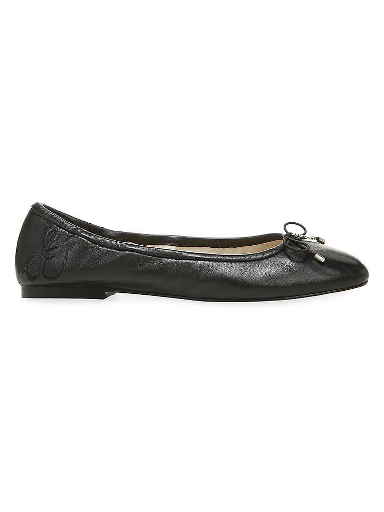 Felicia Leather Ballet Flats