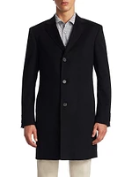 COLLECTION Buttoned Cashmere Topcoat