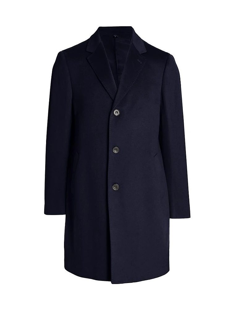 COLLECTION Buttoned Cashmere Topcoat