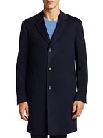 COLLECTION Buttoned Cashmere Topcoat