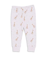 Baby Girl's & Little Girl's Two-Piece Sophie La Girafe Pajama Top & Pants Set