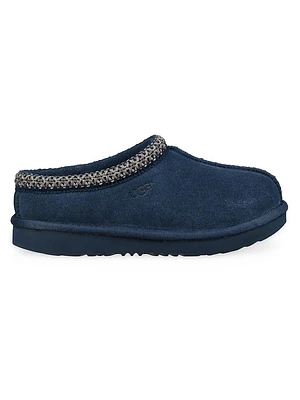 Kid's Tasman Braid Suede Slippers