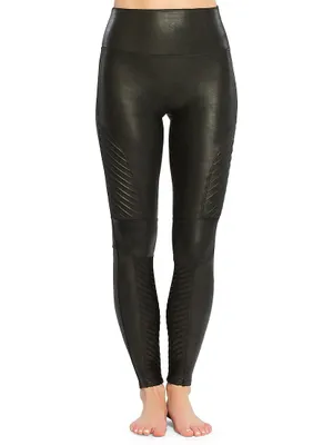 Faux Leather Moto Leggings