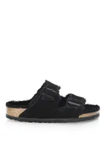 Arizona Shearling-Lined Suede Sandals