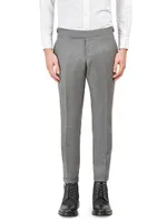 Low Rise Skinny-Fit Wool Pants