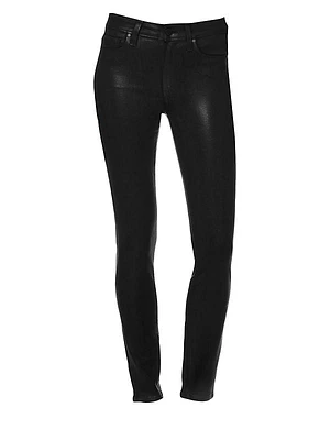 Hoxton High-Rise Coated Ankle Skinny Jeans